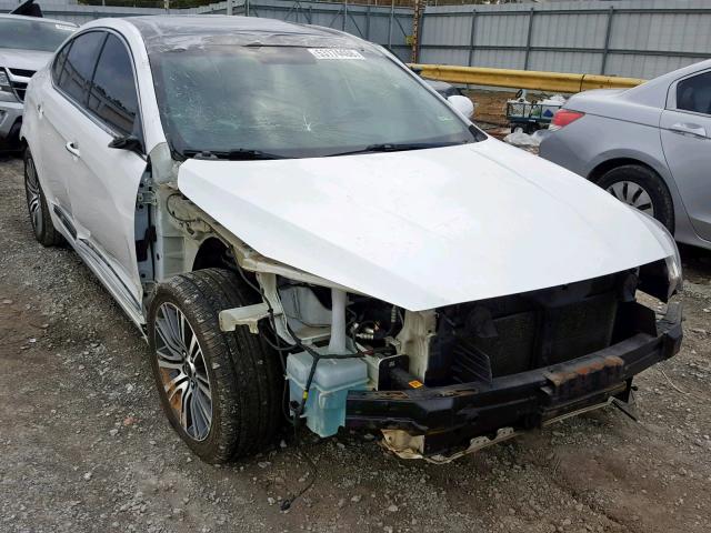 KNALN4D78E5162642 - 2014 KIA CADENZA PR WHITE photo 1