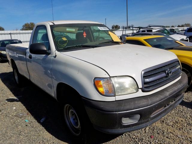 5TBJN32142S261251 - 2002 TOYOTA TUNDRA WHITE photo 1