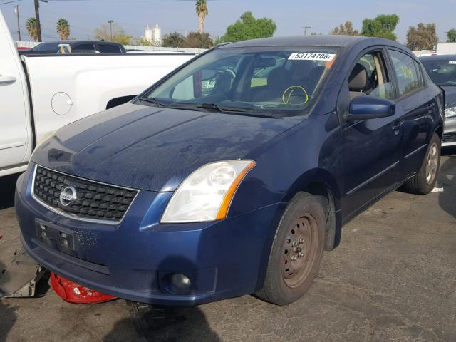 3N1AB61E78L666737 - 2008 NISSAN SENTRA 2.0 BLUE photo 2