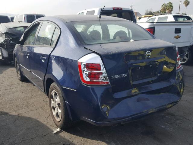 3N1AB61E78L666737 - 2008 NISSAN SENTRA 2.0 BLUE photo 3