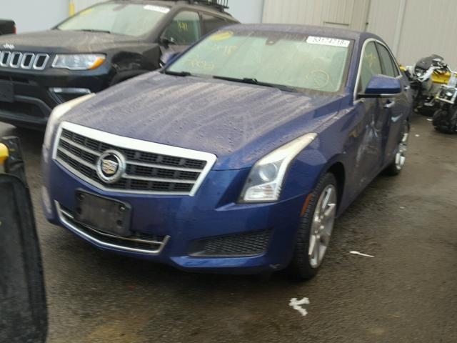 1G6AB5RX6D0157150 - 2013 CADILLAC ATS LUXURY BLUE photo 2