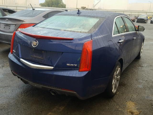 1G6AB5RX6D0157150 - 2013 CADILLAC ATS LUXURY BLUE photo 4