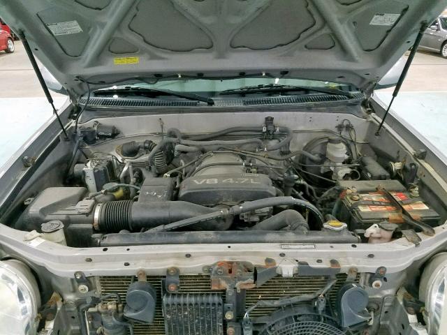 5TDBT48A52S097085 - 2002 TOYOTA SEQUOIA LI GRAY photo 7