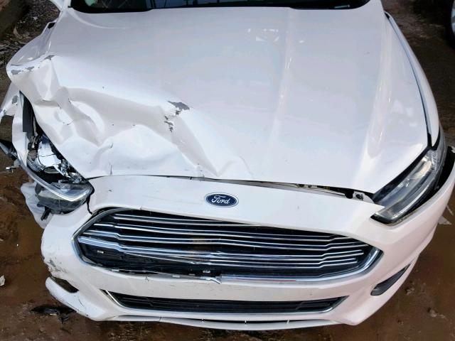 3FA6P0RU0DR277724 - 2013 FORD FUSION TIT WHITE photo 7