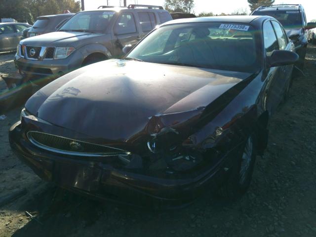 1G4HP54K044168268 - 2004 BUICK LESABRE CU BURGUNDY photo 2