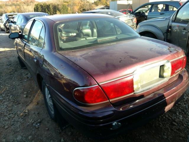 1G4HP54K044168268 - 2004 BUICK LESABRE CU BURGUNDY photo 3