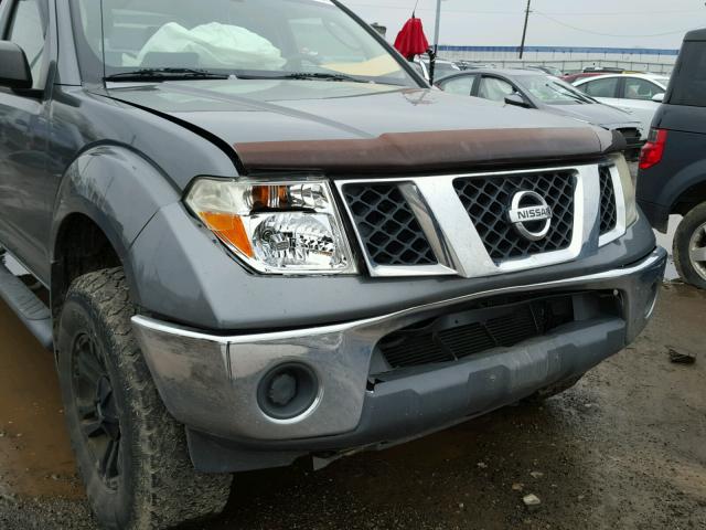 1N6AD07W97C400048 - 2007 NISSAN FRONTIER C CHARCOAL photo 9