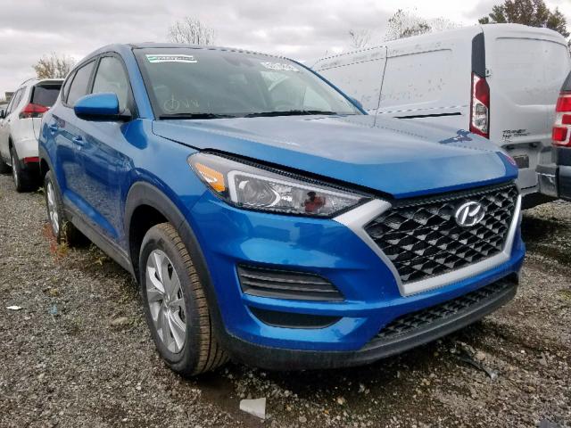 KM8J23A48KU915431 - 2019 HYUNDAI TUCSON SE BLUE photo 1