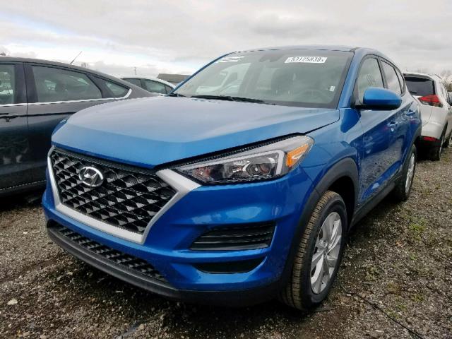 KM8J23A48KU915431 - 2019 HYUNDAI TUCSON SE BLUE photo 2