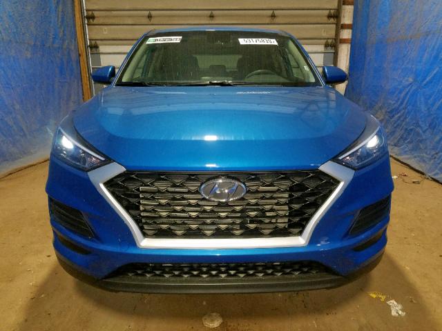 KM8J23A48KU915431 - 2019 HYUNDAI TUCSON SE BLUE photo 9