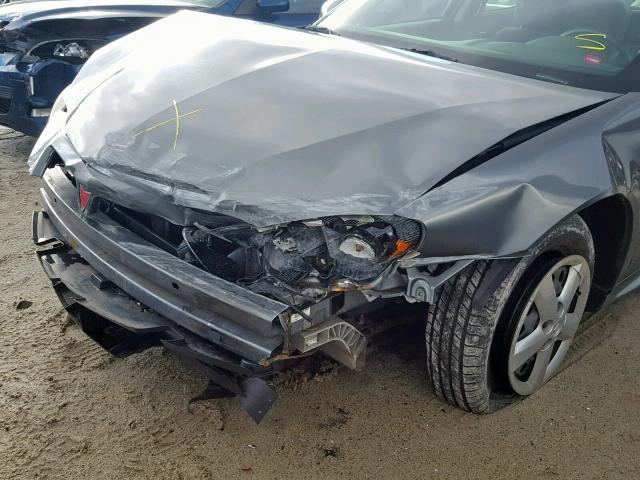 2G2WP522551293900 - 2005 PONTIAC GRAND PRIX GRAY photo 9