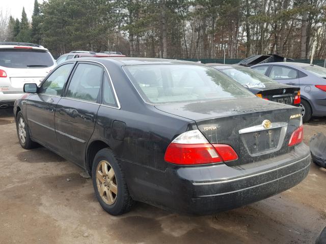 4T1BF28B33U305851 - 2003 TOYOTA AVALON XL BLACK photo 3