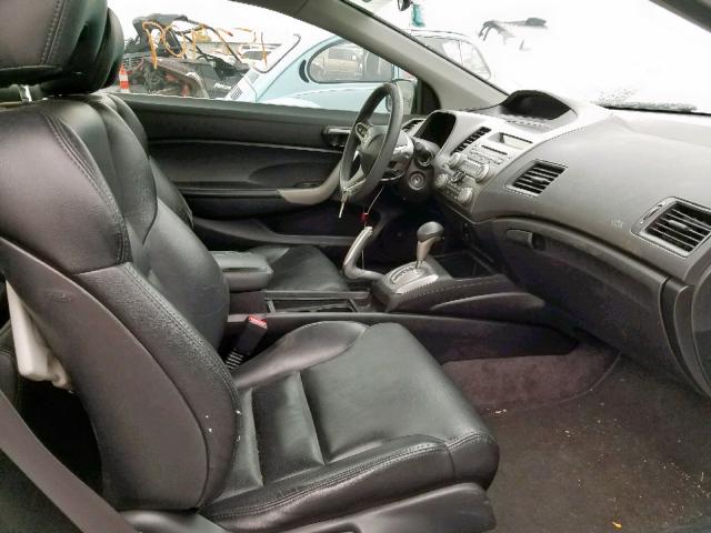 2HGFG12837H579295 - 2007 HONDA CIVIC EX SILVER photo 5