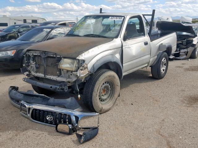 5TENM92N92Z893005 - 2002 TOYOTA TACOMA PRE SILVER photo 2