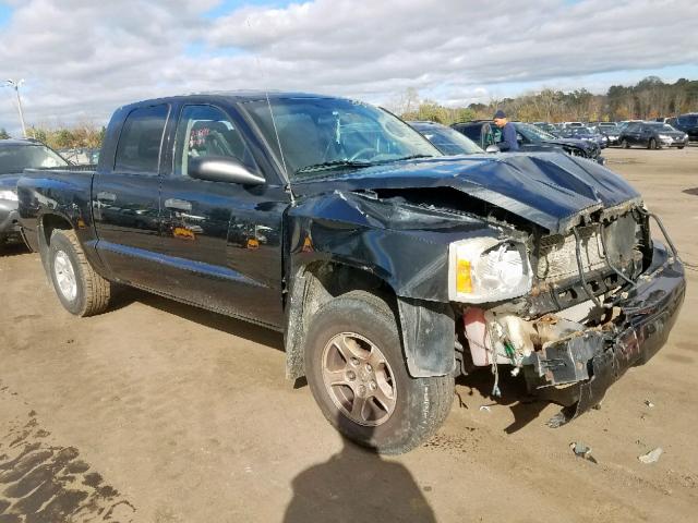 1D7HW48P47S180128 - 2007 DODGE DAKOTA QUA BLACK photo 1