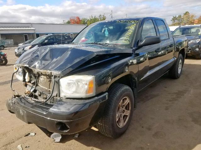 1D7HW48P47S180128 - 2007 DODGE DAKOTA QUA BLACK photo 2