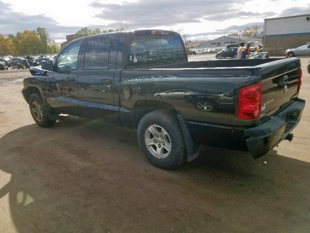 1D7HW48P47S180128 - 2007 DODGE DAKOTA QUA BLACK photo 3