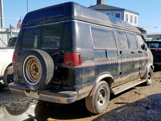 2B6HB21Y1TK170047 - 1996 DODGE RAM VAN B2 BLACK photo 4