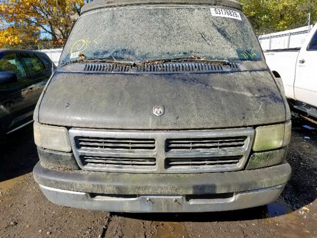 2B6HB21Y1TK170047 - 1996 DODGE RAM VAN B2 BLACK photo 7