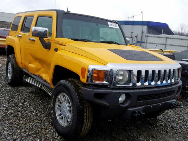 5GTDN13E278214556 - 2007 HUMMER H3 YELLOW photo 1