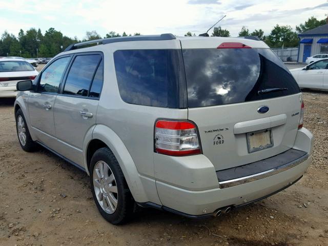 1FMDK03W98GA07247 - 2008 FORD TAURUS X L BEIGE photo 3