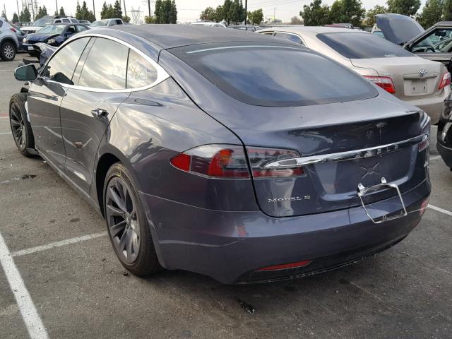 5YJSA1E27HF232551 - 2017 TESLA MODEL S Մոխրագույն լուսանկար 3