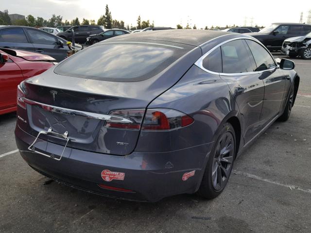 5YJSA1E27HF232551 - 2017 TESLA MODEL S Մոխրագույն լուսանկար 4