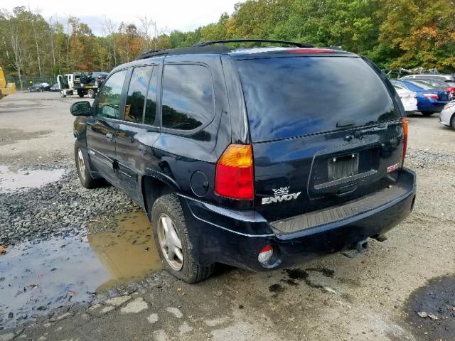 1GKDT13S552138872 - 2005 GMC ENVOY BLACK photo 3