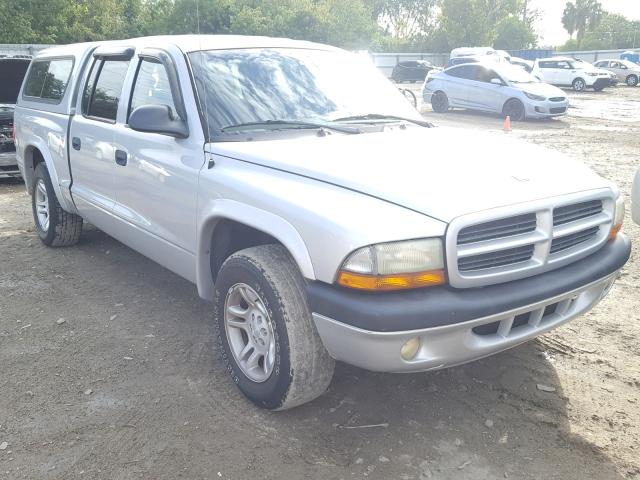 1D7HL38N93S154006 - 2003 DODGE DAKOTA QUA SILVER photo 1