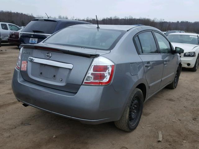 3N1AB6AP5BL714986 - 2011 NISSAN SENTRA 2.0 GRAY photo 4