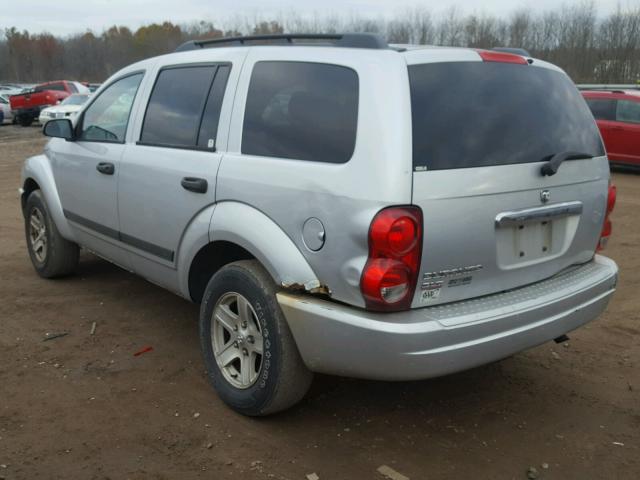 1D4HD48N56F102529 - 2006 DODGE DURANGO SL SILVER photo 3