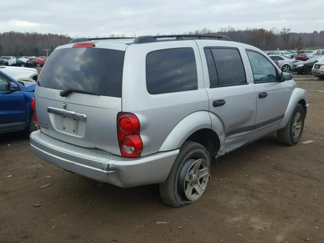 1D4HD48N56F102529 - 2006 DODGE DURANGO SL SILVER photo 4