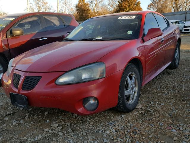 2G2WP552171164924 - 2007 PONTIAC GRAND PRIX RED photo 2