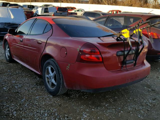 2G2WP552171164924 - 2007 PONTIAC GRAND PRIX RED photo 3