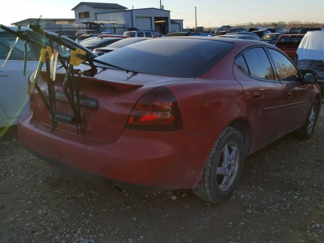 2G2WP552171164924 - 2007 PONTIAC GRAND PRIX RED photo 4