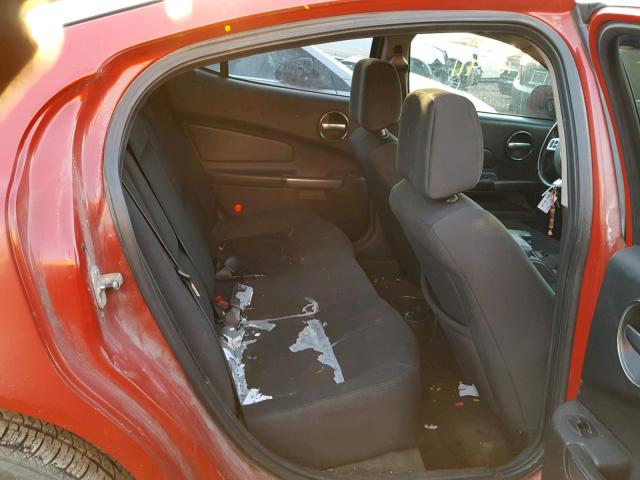 2G2WP552171164924 - 2007 PONTIAC GRAND PRIX RED photo 6