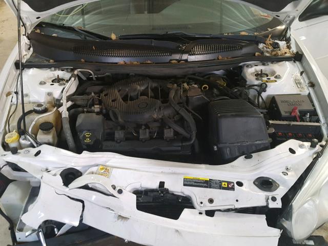 1C3EL56R84N411398 - 2004 CHRYSLER SEBRING LX WHITE photo 7