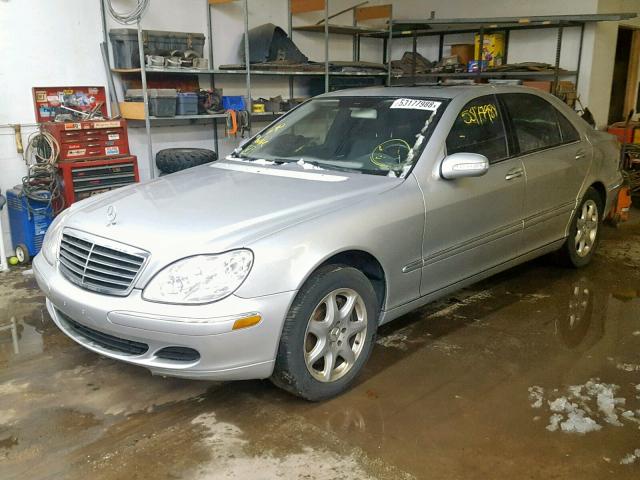 WDBNG84J56A464244 - 2006 MERCEDES-BENZ S 500 4MAT SILVER photo 2