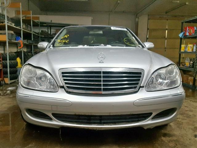 WDBNG84J56A464244 - 2006 MERCEDES-BENZ S 500 4MAT SILVER photo 9