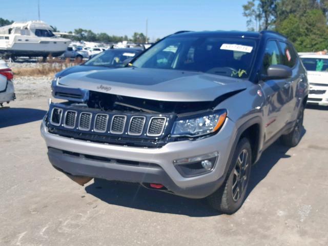 3C4NJDDB5KT733351 - 2019 JEEP COMPASS TR GRAY photo 2