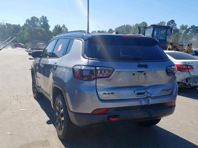 3C4NJDDB5KT733351 - 2019 JEEP COMPASS TR GRAY photo 3