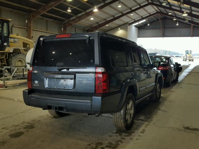 1J8HG48K57C565695 - 2007 JEEP COMMANDER BLUE photo 4