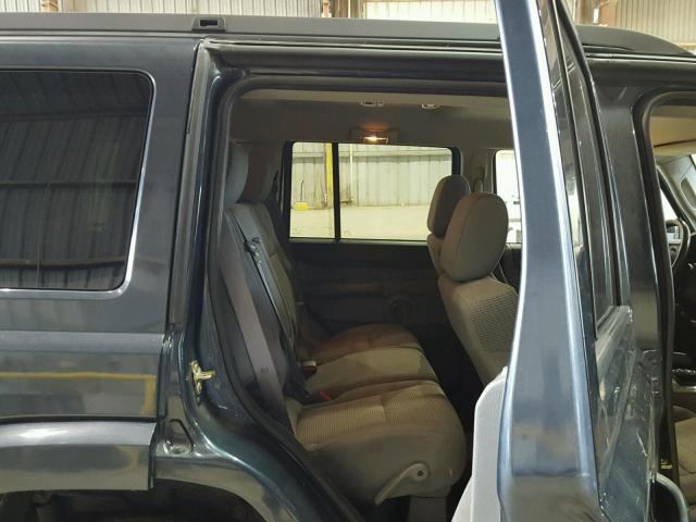 1J8HG48K57C565695 - 2007 JEEP COMMANDER BLUE photo 6