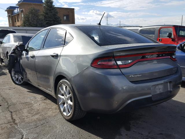 1C3CDFBA4DD152943 - 2013 DODGE DART SXT GRAY photo 3