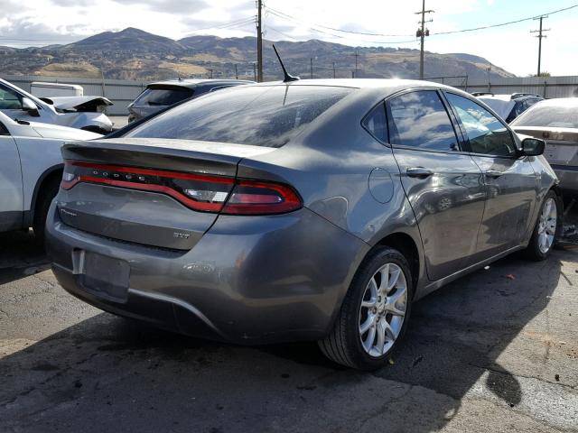 1C3CDFBA4DD152943 - 2013 DODGE DART SXT GRAY photo 4