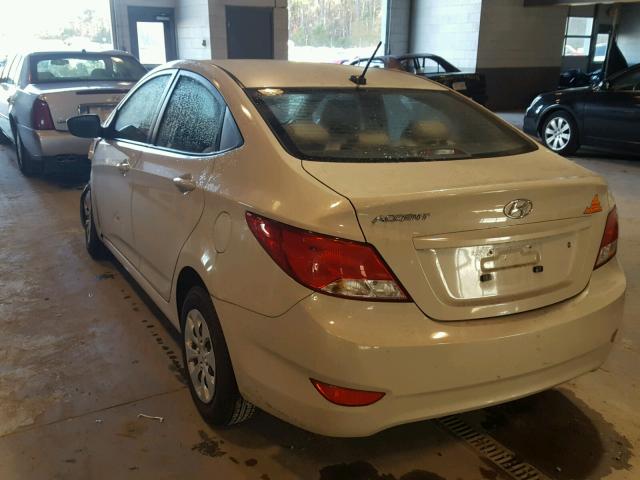 KMHCT4AE5HU216030 - 2017 HYUNDAI ACCENT SE WHITE photo 3