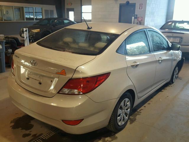 KMHCT4AE5HU216030 - 2017 HYUNDAI ACCENT SE WHITE photo 4