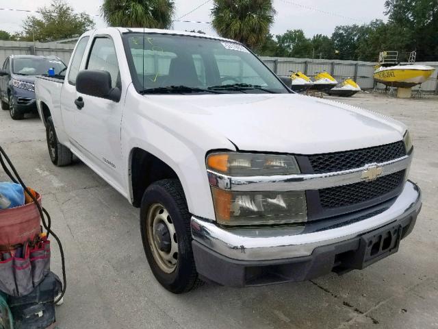 1GCCS198758214711 - 2005 CHEVROLET COLORADO WHITE photo 1