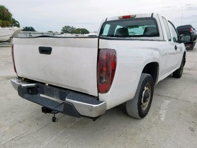 1GCCS198758214711 - 2005 CHEVROLET COLORADO WHITE photo 4