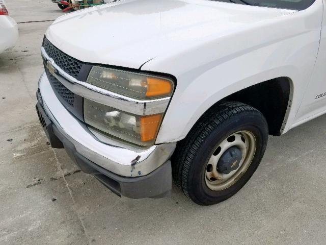 1GCCS198758214711 - 2005 CHEVROLET COLORADO WHITE photo 9